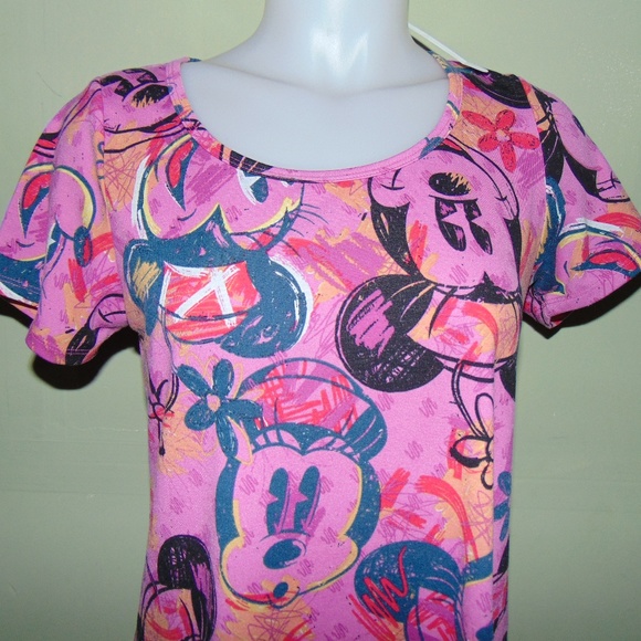 LuLaRoe Tops - LuLaRoe T Shirt Disney Minnie Mouse (XS)